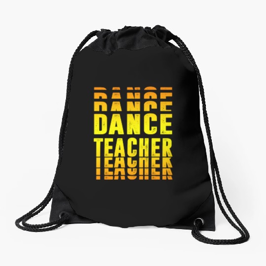 Dance Teacher design Drawstring Bags