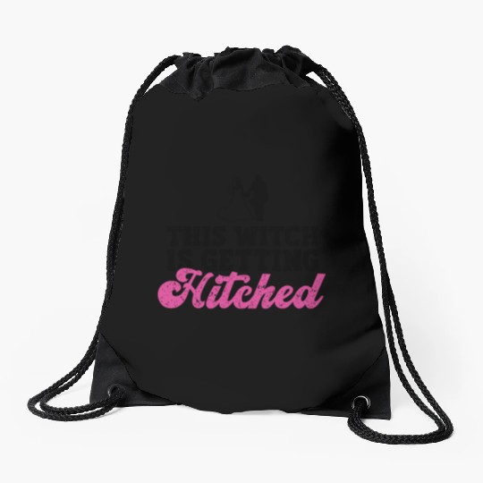 This Witch Is Getting Hitched - Bride Bachelorette Drawstring Bags