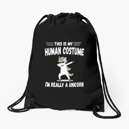 Amazon.com: This Is My Human Costume I'm Really A Drawstring Bags