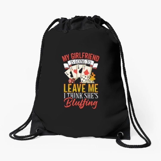 Poker Casino Poker Player Gambling Roulette Gift Drawstring Bags