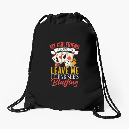 Poker Casino Poker Player Gambling Roulette Gift Drawstring Bags