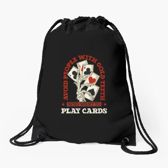 Poker Casino Poker Player Gambling Roulette Gift Drawstring Bags