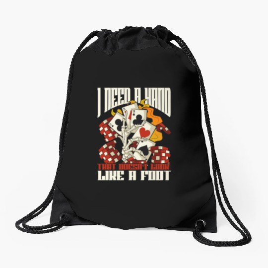 Poker Casino Poker Player Gambling Roulette Gift Drawstring Bags
