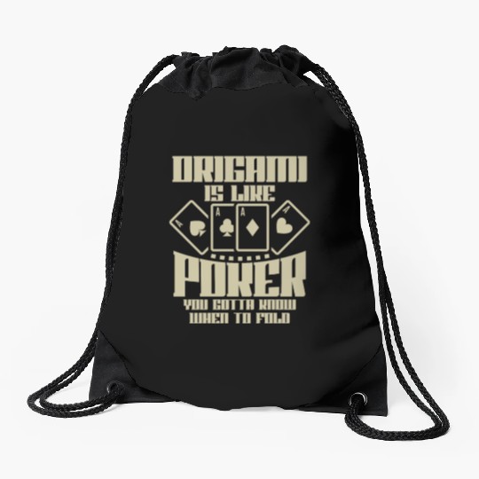 Poker Casino Poker Player Gambling Roulette Gift Drawstring Bags