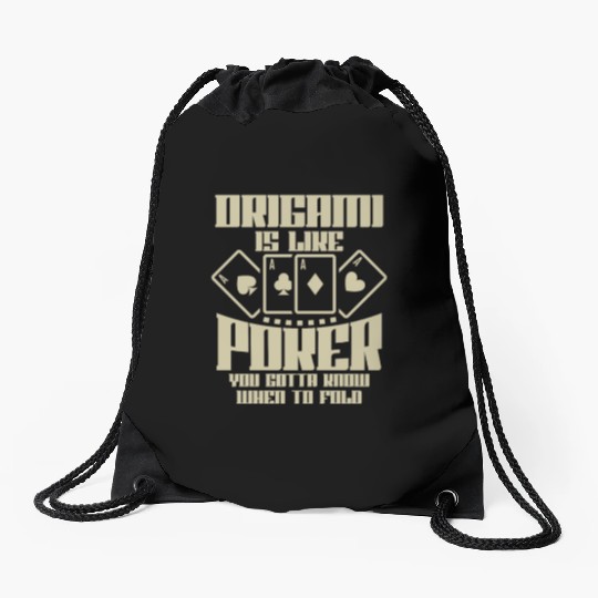 Poker Casino Poker Player Gambling Roulette Gift Drawstring Bags