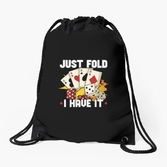 Poker Casino Poker Player Gambling Roulette Gift Drawstring Bags
