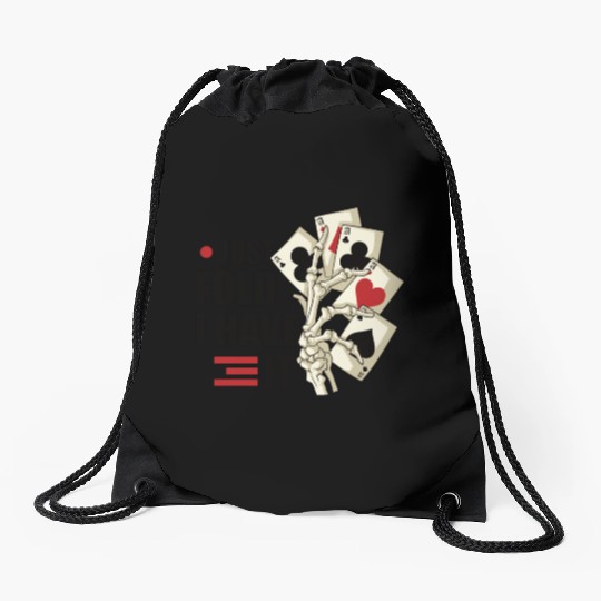 Poker Casino Poker Player Gambling Roulette Gift Drawstring Bags