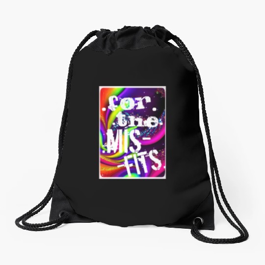 For the Misfits-2 Drawstring Bags