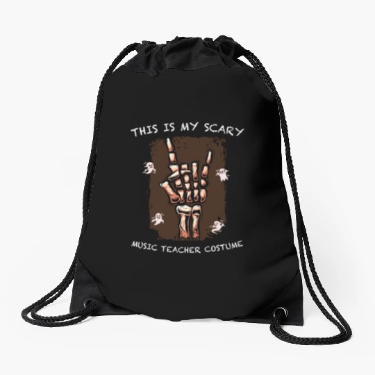 Music Teacher Drawstring Bags