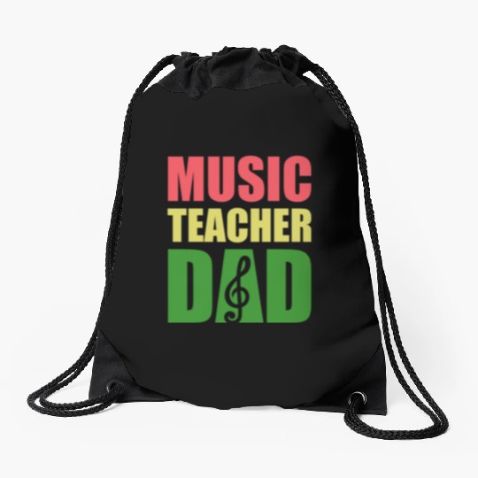 Music Teacher Drawstring Bags