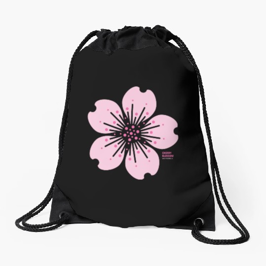 2022 Cherry Blossom Drawstring Bags