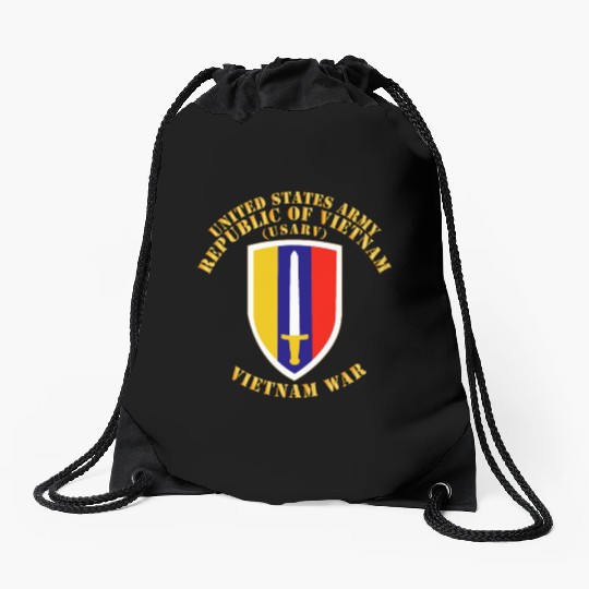 Army US Army Vietnam USARV Vietnam War Drawstring Bags