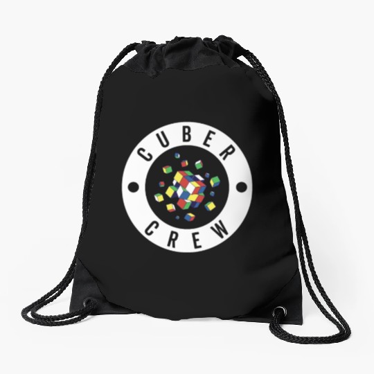 Cuber Crew For Speed Cuber Drawstring Bags