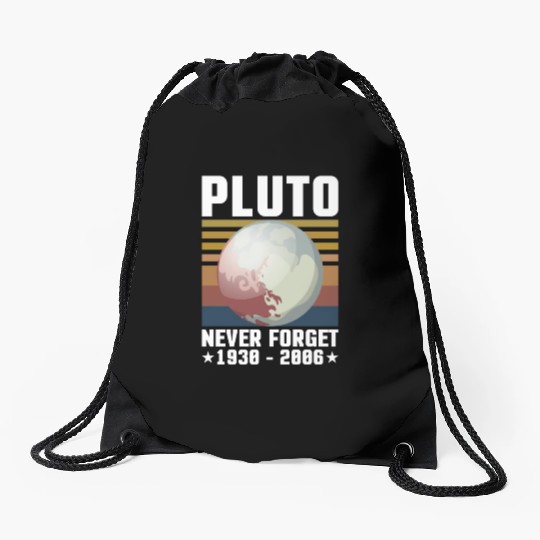 PLUTO NEVER FORGET 1930-2006 Drawstring Bags