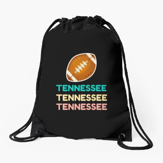 Tennessee Game Day , Retro Tennessee Drawstring Bags.