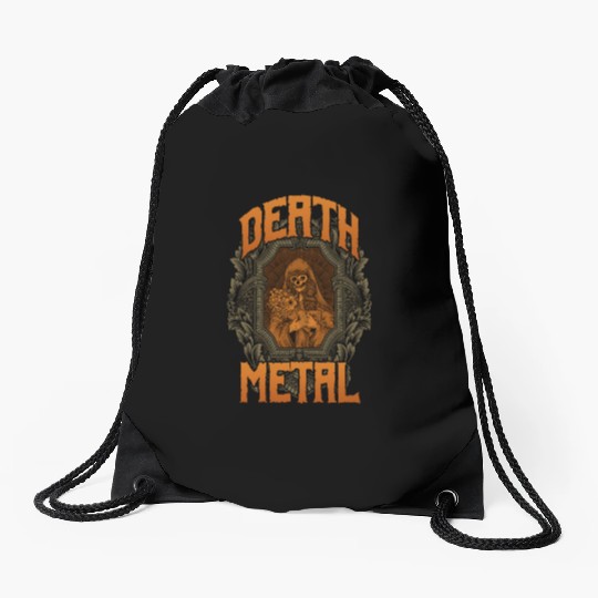 Goth Rock Satan Festivals Death Metal Drawstring Bags