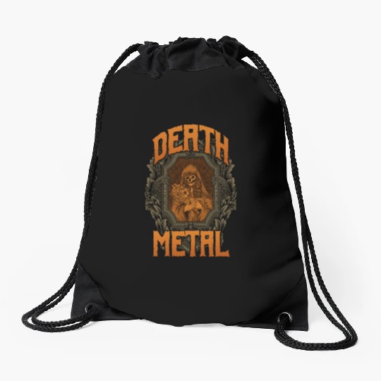 Goth Rock Satan Festivals Death Metal Drawstring Bags