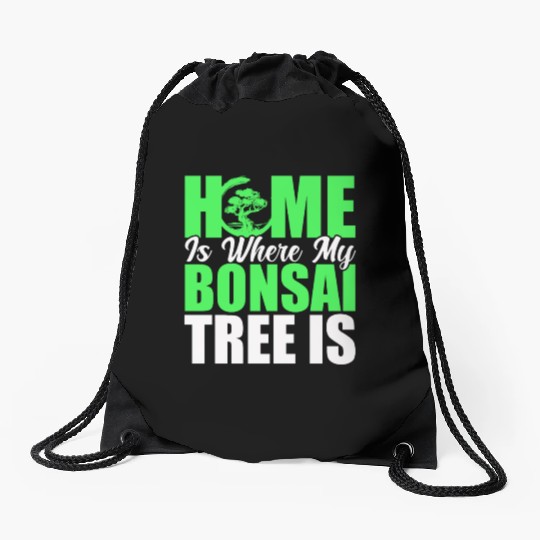 Bonsai Tree Owner Gift Bonsai Tree Gardening Drawstring Bags