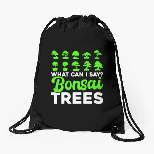 Bonsai Tree Owner Gift Bonsai Tree Gardening Drawstring Bags
