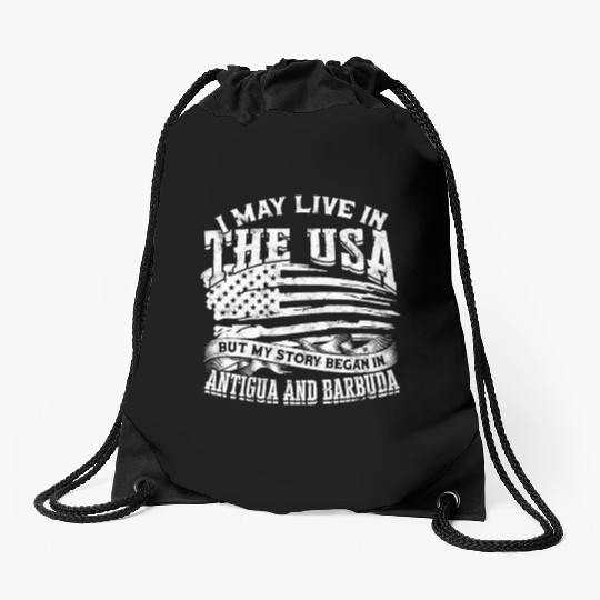 US Immigrant Indigenous USA Immigrants america Drawstring Bags