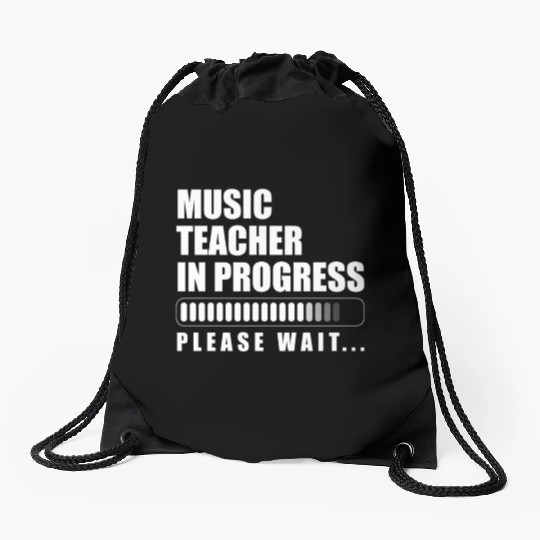 Music Teacher Drawstring Bags