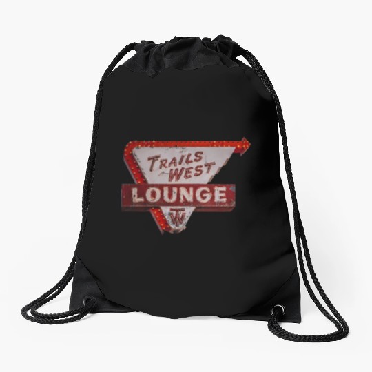 Trails West Lounge Route 66 Tucumcari New Mexico Drawstring Bags