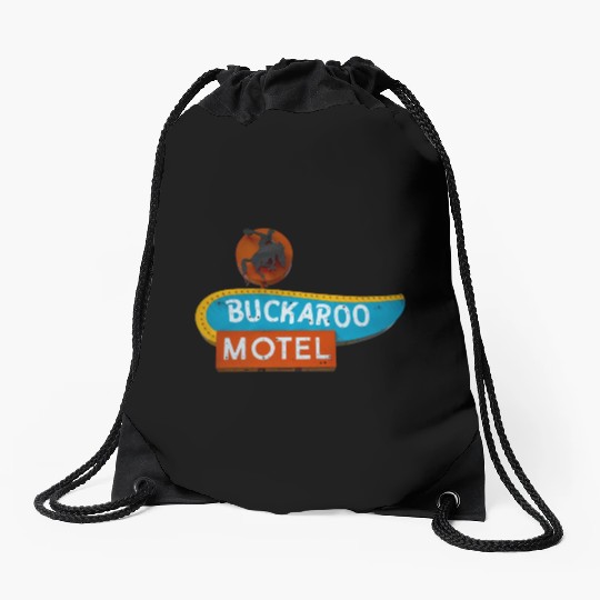 Buckaroo Motel Sign Route 66 Tucumcari New Mexico Drawstring Bags