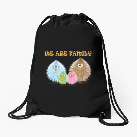 we are family 2 Drawstring Bags