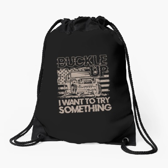 Monster Truck Racer Off Road Racing Lifestyle Gift Drawstring Bags