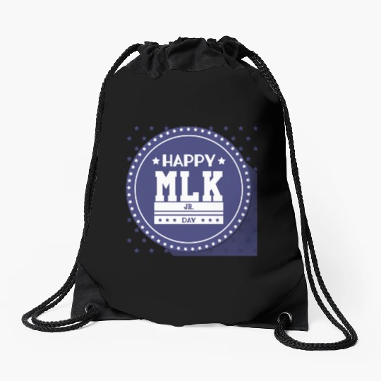 Martin Luther king jr. day Drawstring Bags