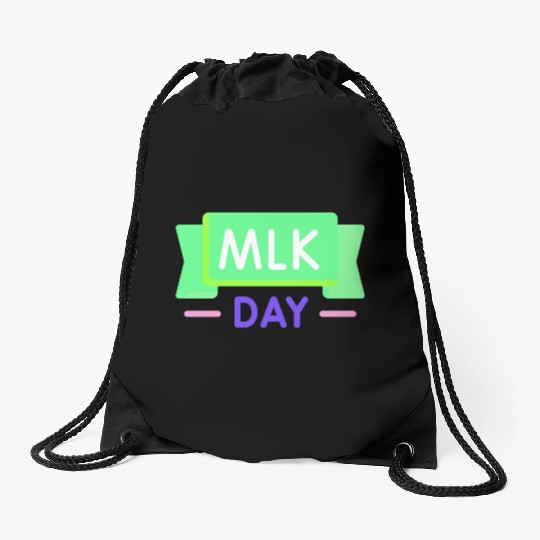 Martin Luther king jr. day Drawstring Bags