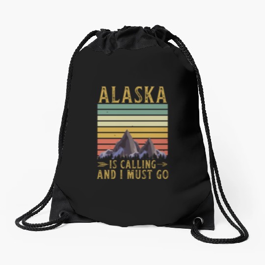 Alaska Drawstring Bags Men's Women Children USA North Pole