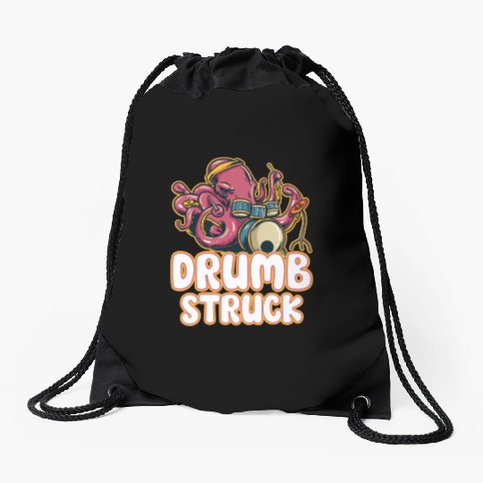 Drummer Drums Music Drum Set Drumming Drawstring Bags