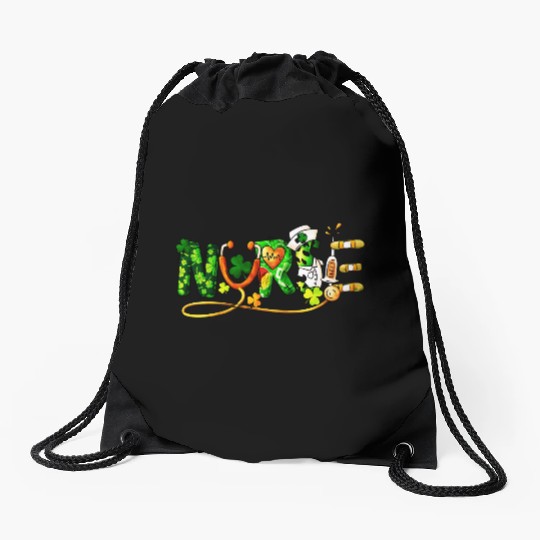 St Patricks Day, Nurse Drawstring Bags