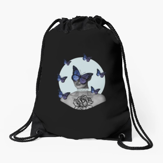 wanderlust 4 Drawstring Bags