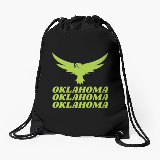 OKLAHOMA PRIDE Drawstring Bags