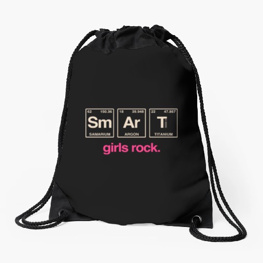 SMART GIRLS ROCK - Elements Periodic Table Drawstring Bags
