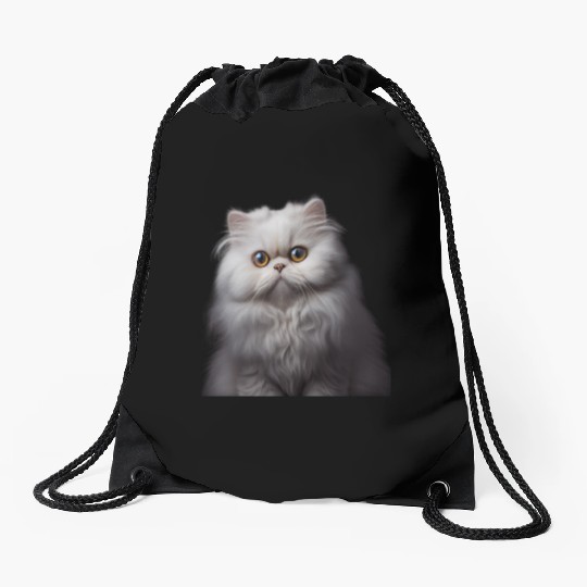 Persian Cat - A Sweet Gift Idea For All Cat Drawstring Bags