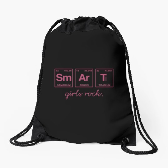 SMART GIRLS ROCK - Elements Periodic Table Drawstring Bags