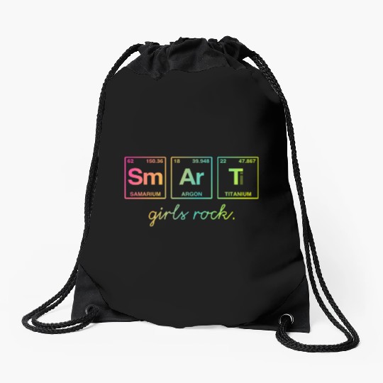 SMART GIRLS ROCK - Elements Periodic Table Drawstring Bags