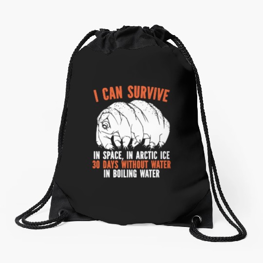 Tardigrade Science Water Bear Biology Microbiology Drawstring Bags