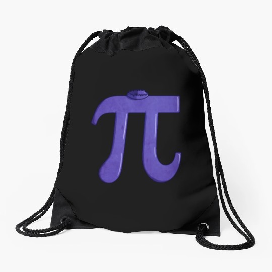 Blueberry Pi - Funny Pi Day Math Teacher Drawstring Bags