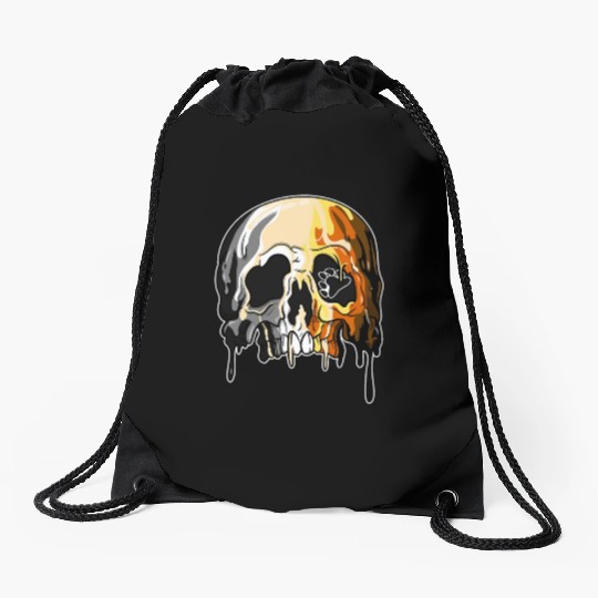 Bear LGBTQ Candle Sugar Skull Gay Pride Drawstring Bags