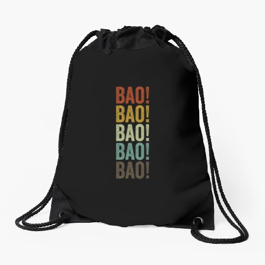 Bao! Dim Sum Lover Chinese Food Dumplings Bao Drawstring Bags