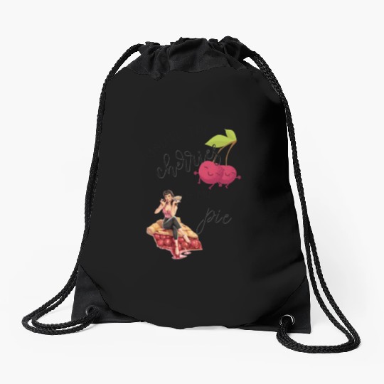 Youre The Cherries to My Pie Matching Couple Drawstring Bags