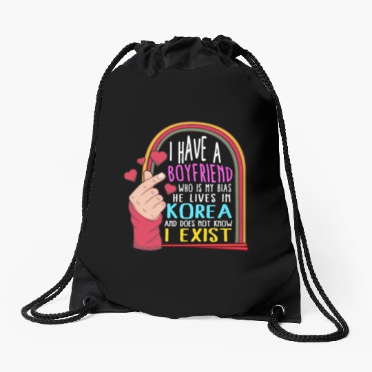 Korean Drawstring Bags, I Have A Boyfriend Who Is My Bias