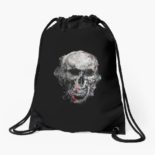 Graffiti Skull Streetwear Drawstring Bags