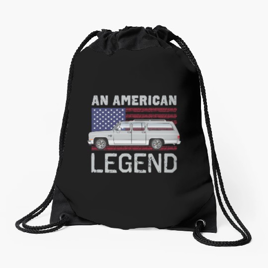 legend Light Silver Drawstring Bags