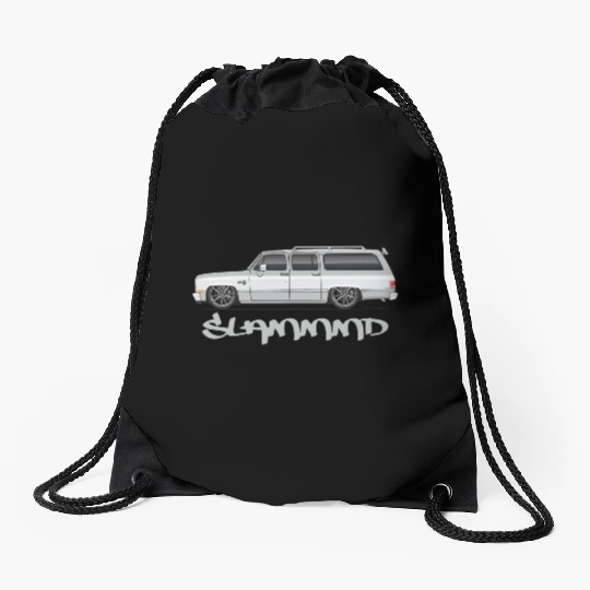 SLAMMMD Light Silver Drawstring Bags