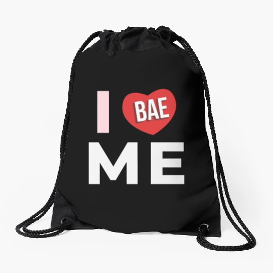 I Love Me 4 Drawstring Bags